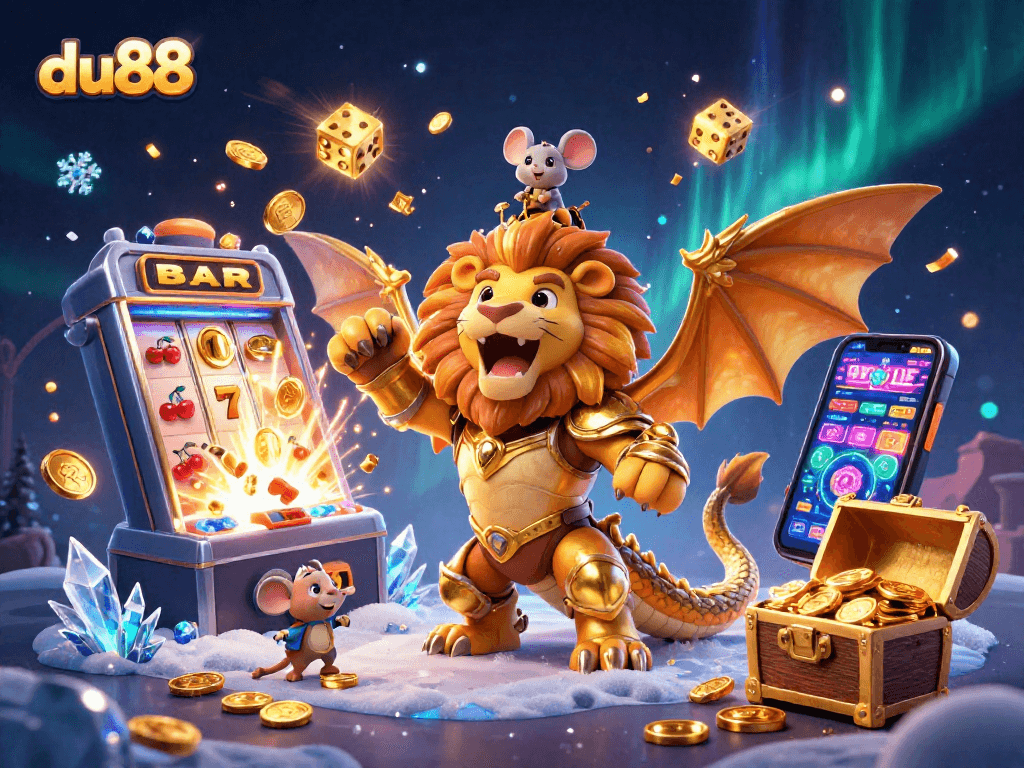 Spin big wins at du88 with a triumphant chimera and a jackpot explosion!