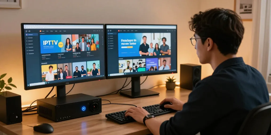 Reliable IPTV reseller consulting with clients in a trusted local business setting, showcasing professional service delivery.
