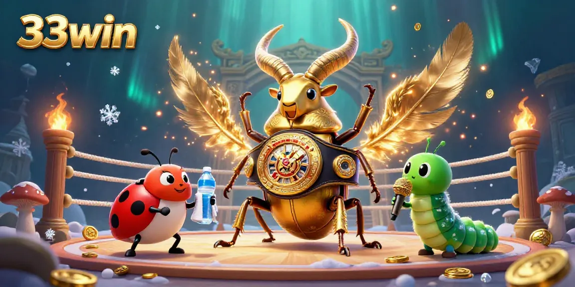 Experience the exciting world of 33win with dynamic characters in a vibrant casino setting.