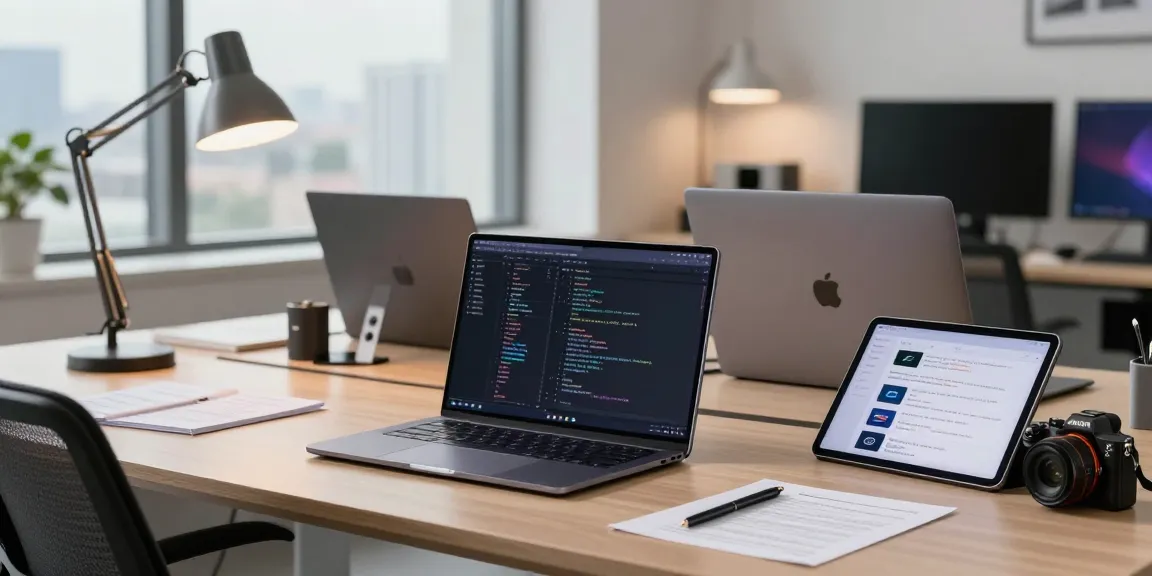 Innovative workspace featuring the Samsung Galaxy Z TriFold being used in a modern tech environment.