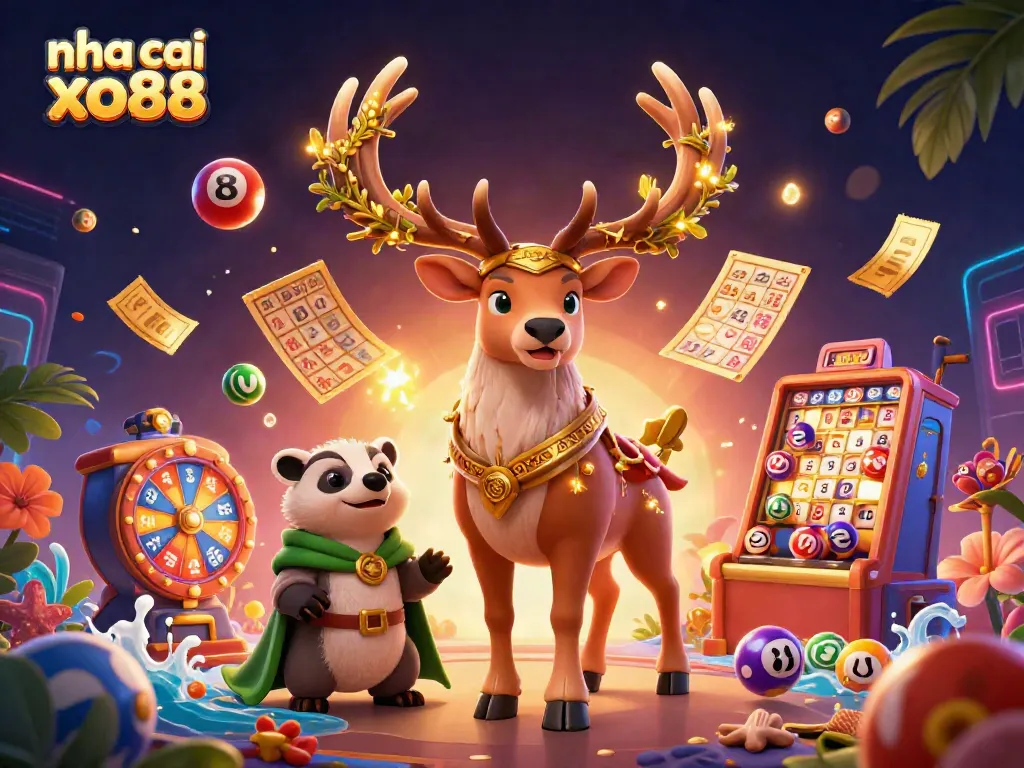 Nha cai xo88 offers a vibrant scene with dynamic lottery elements and casino excitement.