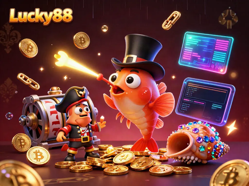 Engage with Lucky88's thrilling gambling adventure featuring treasures and crypto elements.
