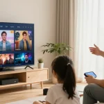 Reliable IPTV UK service provider showcasing professional setup at home.